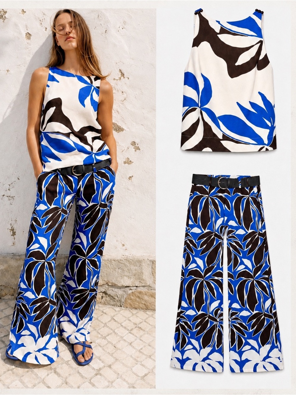 NEW ZARA (TWO PIECE SET ) PLANTED PANTS AND TOP SIZE S
🚨FINAL PRICE NO DISCOUNT
